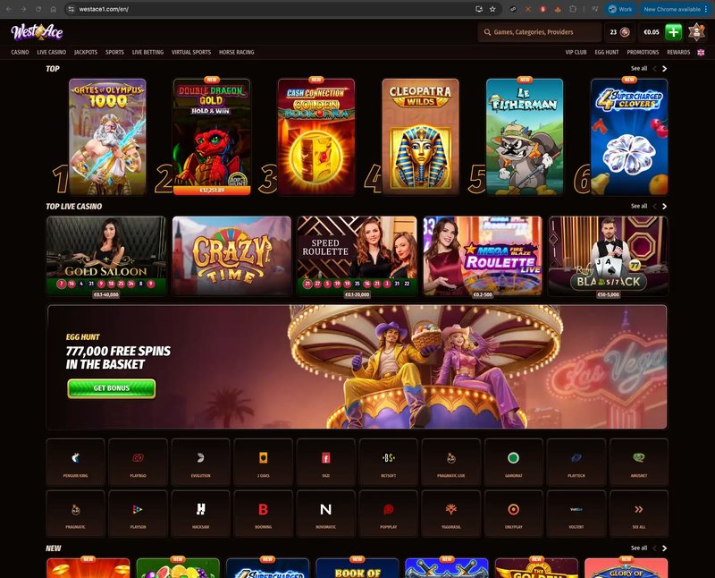 Découvrez l’Exclusivité de l’Établissement Westace Casino en France en Ligne